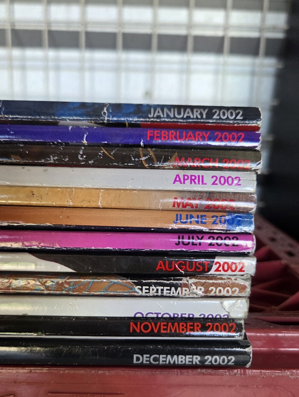 Lot of 12 Vintage PLAYBOY Magazines From 2002
